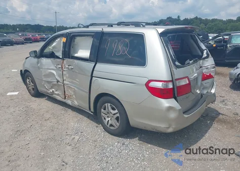 2006 Honda Odyssey Ex z USA, uszkodzony, nr VIN 5FNRL38486B400356